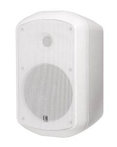 Enceinte saillie Public adress, 2 voies, 15 W, 100 V, IP65, EN54, blanche