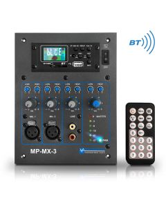 Table de mixage murale encastrable avec lecteur MP3 / BT / entrée ligne