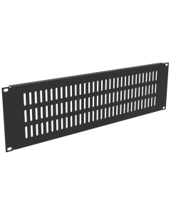 Panneau de bouchage 19 pouces, 3 U, avec ouïes de ventilation