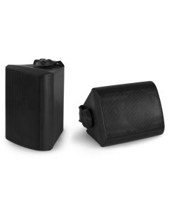 Enceinte Public adress, 8 Ω, 100 W, 4", intérieur / extérieur, IPX5, (paire), noires - BGO40
