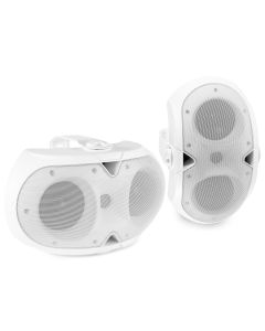 Enceinte Public adress, 8 Ω, 150 W, intérieur et extérieur IPX4, (paire), blanches - BE42W
