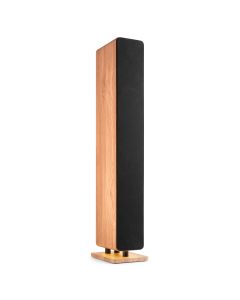 Enceinte colonne active, USB, BT, 160 W classe D, couleur bois clair - ARCO