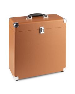 Valise pour disques vinyl, marron - RC30