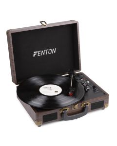 Platine disque, avec valise, BT, couleur chêne - RP115B