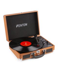 Platine disque, avec valise, BT, marron - RP115F