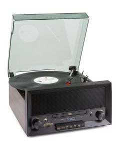 Combo platine disque + lecteur CD, 60's bois - RP135W