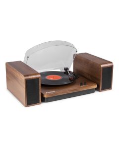 Platine disque avec enceintes, bois RP168W