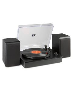 Platine disque, HQ, avec haut-parleurs, noir - RP330