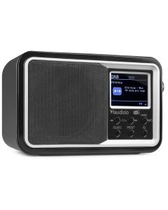 Radio DAB+, portable sur batterie, noir - Anzio