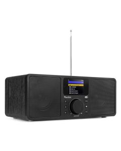 Radio Internet Wi-Fi stéréo DAB+, noir - Rome