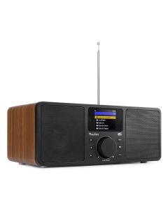 Radio Internet Wi-Fi stéréo DAB+, bois - Rome