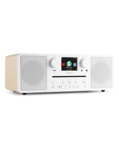 Radio internet, FM, DAB+, lecteur CD, BT, couleur blanche - Naples