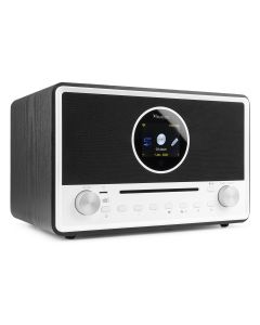 Radio internet, FM, DAB+, lecteur CD, BT, Wifi, couleur noire - Lucca