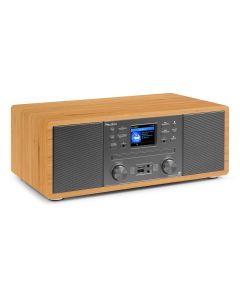 Radio internet, DAB+, FM, BT, CD, couleur bambou - Avola