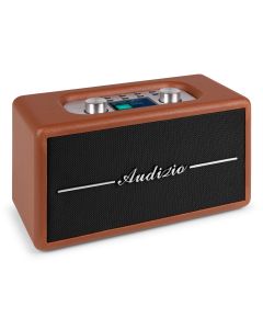 Radio look retro, DAB+, FM, BT, USB, 2 voies, couleur marron - Tune60