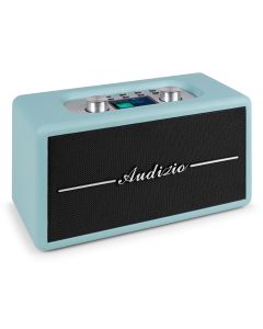 Radio look retro, DAB+, FM, BT, USB, 2 voies, couleur bleue - Tune60