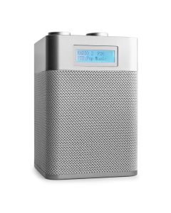 Radio DAB+, BT, FM, USB portable sur batterie, argent - Ancona