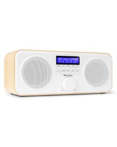 Radio DAB+, FM, blanc - Novara