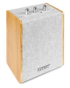 Enceinte active 4", 20 W, vintage bois - VBS40