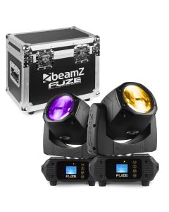 Lyre LED Beam 75 W, LED, set de 2, dans un flightcase - Fuze75B