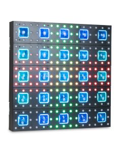 Panneau à LEDs hybride 25 x 10 W, RGBW + 200 LED SMD RGB - LCBP450