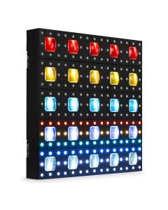 Panneau à LEDs hybride 25 x 10 W, RGBW + 200 LED SMD RGB - LCBP450