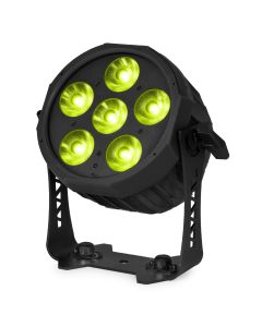 PAR à LED, 6 x 20 W RGBALC, DMX sans-fil, application, étanche IP65 - WX66