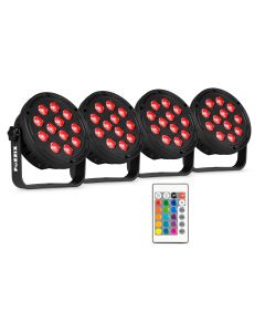 Jeu de 4 x PAR à LED (12 x RGB) - COMET M12
