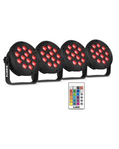 Jeu de 4 x PAR à LED (12 x RGB) - COMET M12