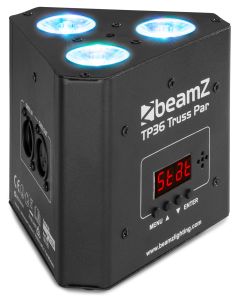 PAR à LED, pour structure, 3 x 4 W, 4-en-1 RGB-UV - TP36