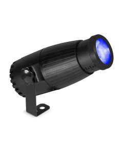 Spot LED Pin à LED 18 W 4-en-1 RGBW, zoom, télécomande IR - PSZ18W