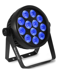 PAR à LED 12 x 10 W, plat, 4-en-1 RGBA, alu - BAC509