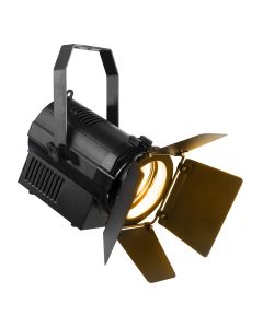 Projecteur Fresnel à LED 2 x 50 W, mini, blanc-chaud / blanc-froid, zoom manuel - BTF50Z