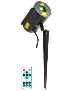 Laser Rouge et Vert IP65 avec télécommande