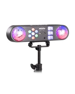 Jeu de lumière AllStar3, barre équipée de 2 x Jellyball, 1 x PAR RGB, 3 x LED UV, pied, télécommande