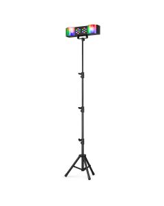 Jeu de lumière DerbyStar1, barre équipée de 2 x PAR, 2 x derby, télécommande