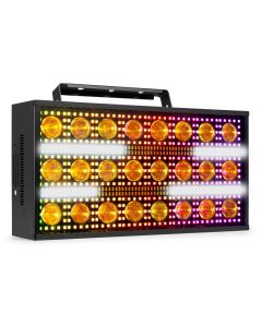Effet 3-en-1 Stroboscope, Blinder, Wash, 24 LEDs WW, 384 LEDs RGB, 256 LEDs CW - ATTACK