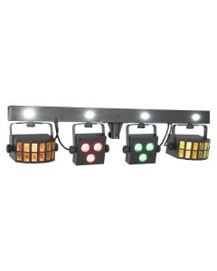 Jeu de lumière SHOWBAR FREE2, 2 x PAR, 2 x Derby et Strobe