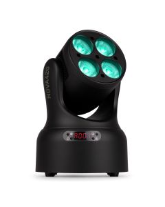 Mini lyre wash 4 x 20W 4en1 RGBW, DMX, couleur noire - NOVA420-BK