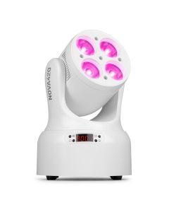 Mini lyre wash 4 x 20W 4en1 RGBW, DMX, couleur blanche - NOVA420-WH