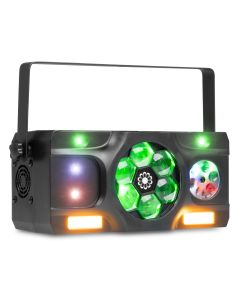 Effet de lumière DJ 5en1, gobo, bee-eye, stroboscope - STELLAR2