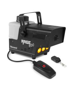 Machine à fumée 600 W, effet LED ambre avec contrôleur sans fil - Rage600LED