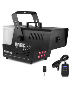 Machine à fumée 1500 W, effet LED avec programmateur - Rage1500LED