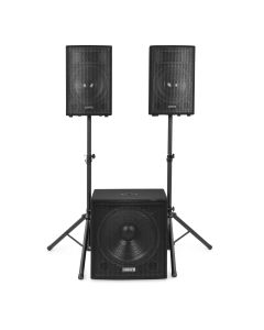 Système triphonique actif, 18" + 2 x 12", 1200 W - VX1218BT