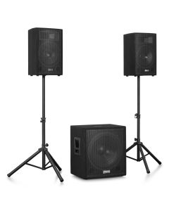 Système triphonique actif, 18" + 2 x 12", 1200 W - VX1218BT