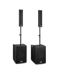 Set d'enceintes actives 2.2, 2 x 15" + 2 x colonne, 1250 W - VX1080BT