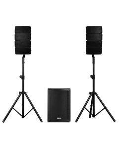 Système line array compact 2.1 1400 W avec sub 15" et Bluetooth - VX915