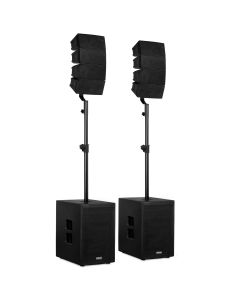 Système line array compact 2.2 1600 W avec double sub 15" et Bluetooth - VX922