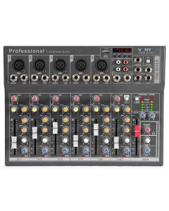 Table de mixage 7 canaux, USB/MP3 - VMM-F701