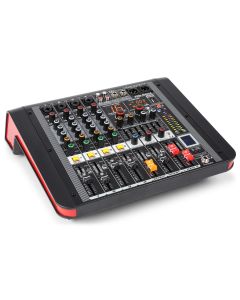 Table de mixage amplifiée 2 x 200 W, 4 canaux, multi-effets, BT - PDM-M404A